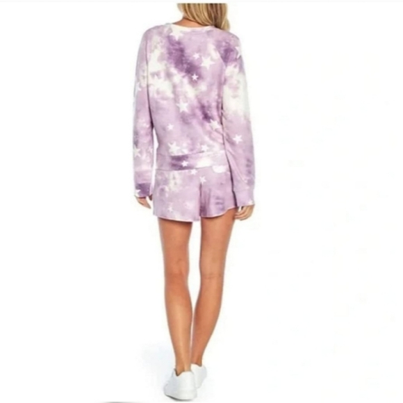Wildfox 2 peice pajama lounge set | Tie dye design, relaxed fit - Picture 7 of 11